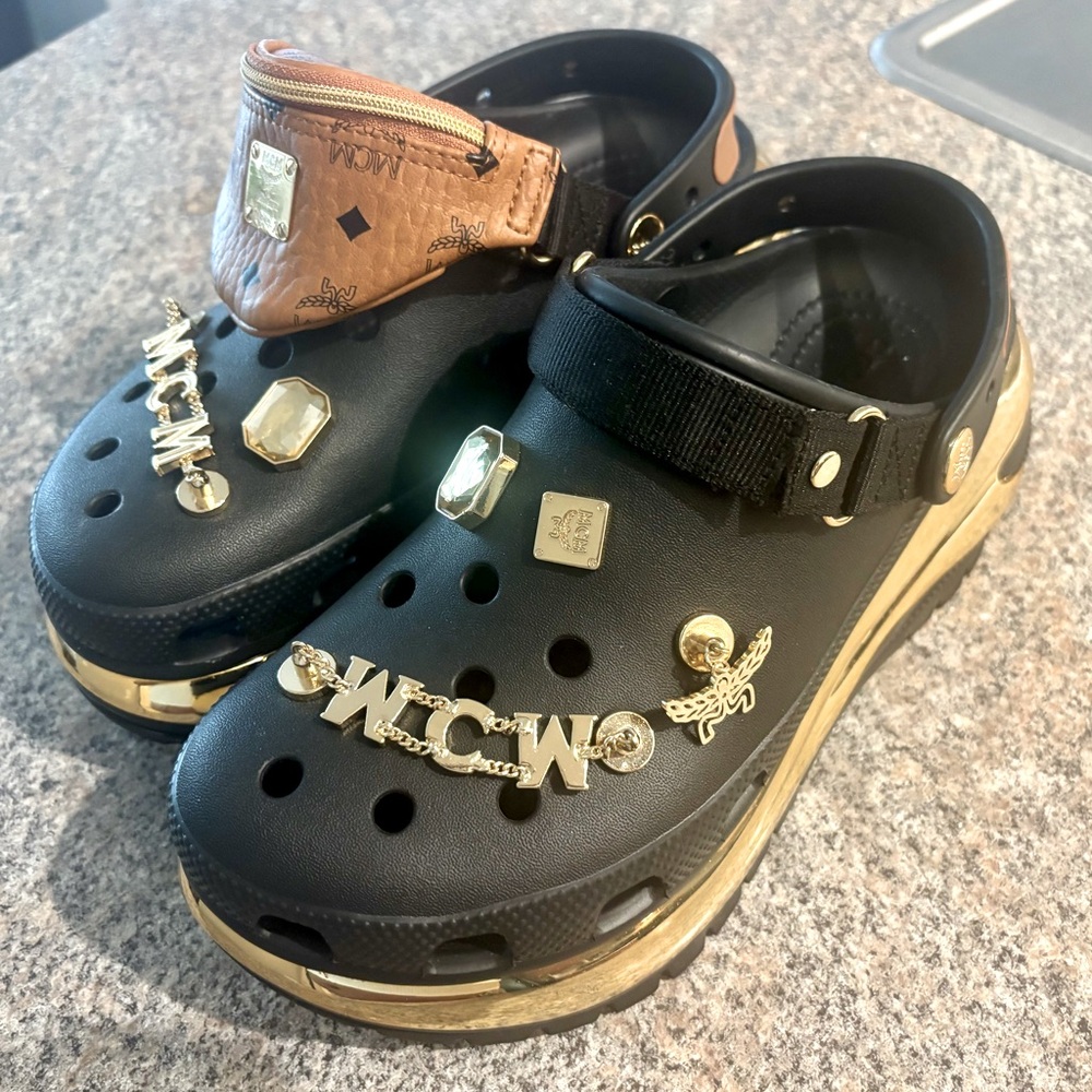 MCM Lindsey Lohan crocs collaboration